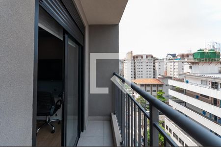 Varanda  de apartamento para alugar com 1 quarto, 25m² em Perdizes, São Paulo