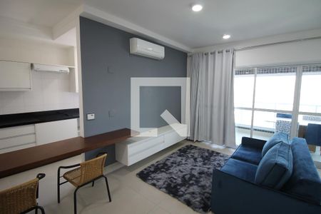 Sala de apartamento para alugar com 1 quarto, 55m² em Vila Regente Feijó, São Paulo