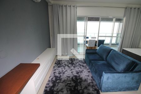 Sala de apartamento para alugar com 1 quarto, 55m² em Vila Regente Feijó, São Paulo