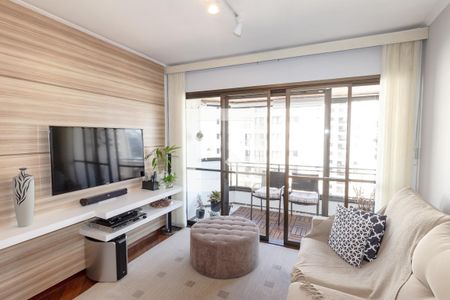 Sala de apartamento à venda com 3 quartos, 98m² em Indianópolis, São Paulo