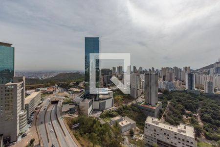 Sala de apartamento para alugar com 2 quartos, 82m² em  Vila da Serra, Nova Lima