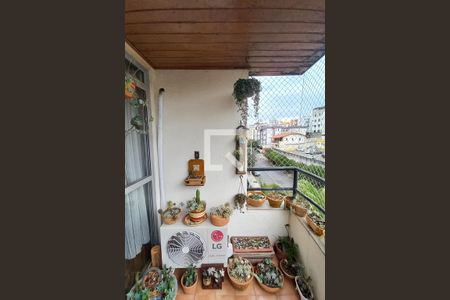 Varanda da Sala de apartamento à venda com 3 quartos, 125m² em Castelo, Belo Horizonte