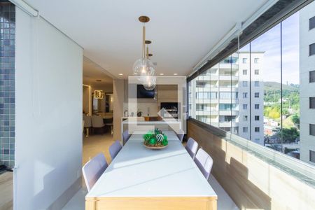 Varanda gourmet de apartamento à venda com 4 quartos, 170m² em Buritis, Belo Horizonte