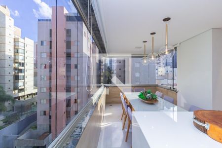 Varanda gourmet de apartamento à venda com 4 quartos, 170m² em Buritis, Belo Horizonte