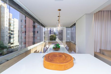 Varanda gourmet de apartamento à venda com 4 quartos, 170m² em Buritis, Belo Horizonte