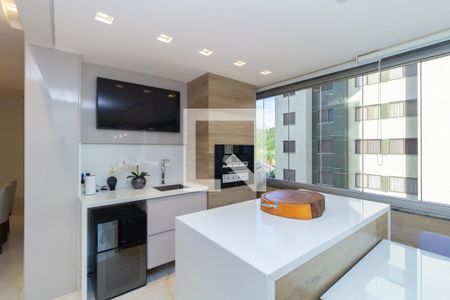 Varanda gourmet de apartamento à venda com 4 quartos, 170m² em Buritis, Belo Horizonte