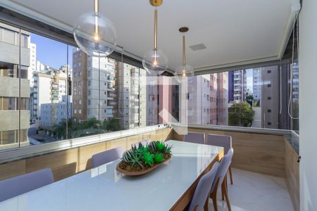 Varanda gourmet de apartamento à venda com 4 quartos, 170m² em Buritis, Belo Horizonte