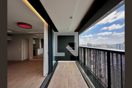 Varanda Sala de apartamento à venda com 2 quartos, 80m² em Jardim das Acácias, São Paulo