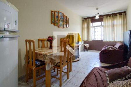 Sala de apartamento para alugar com 1 quarto, 28m² em Canto do Forte, Praia Grande