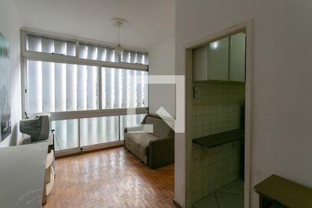 Sala de apartamento à venda com 1 quarto, 40m² em Santo Agostinho, Belo Horizonte