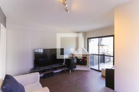 Sala de TV de apartamento à venda com 1 quarto, 85m² em Vila Andrade, São Paulo