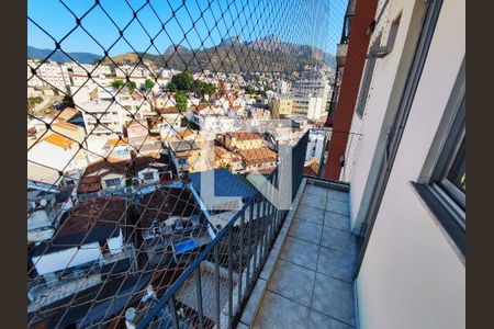 Varanda da Sala de apartamento para alugar com 1 quarto, 65m² em Engenho Novo, Rio de Janeiro