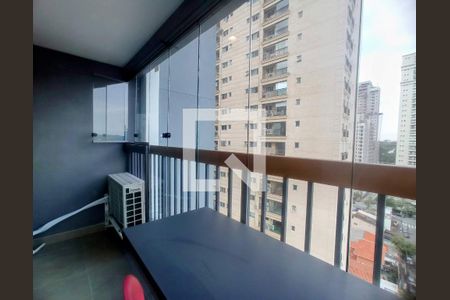 Varanda de apartamento para alugar com 1 quarto, 28m² em Brooklin Paulista, São Paulo