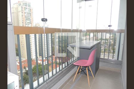 Varanda de apartamento para alugar com 1 quarto, 28m² em Brooklin Paulista, São Paulo