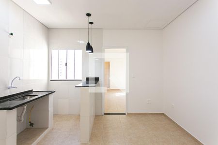 Sala e Cozinha de casa de condomínio à venda com 1 quarto, 28m² em Vila Matilde, São Paulo