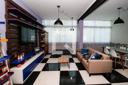 Sala de apartamento para alugar com 1 quarto, 60m² em Serra, Belo Horizonte