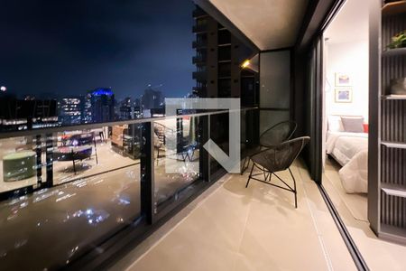 Sacada  de apartamento para alugar com 1 quarto, 46m² em Vila Olímpia, São Paulo