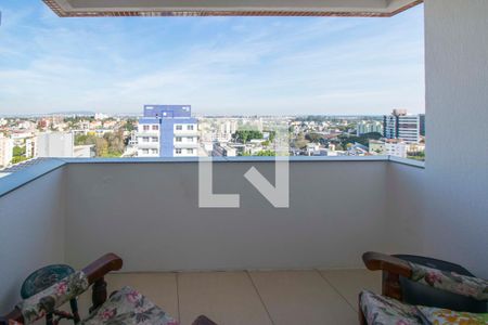 Varanda da sala de apartamento para alugar com 1 quarto, 62m² em Marechal Rondon, Canoas