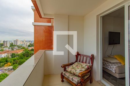 Varanda da Sala de apartamento à venda com 1 quarto, 62m² em Marechal Rondon, Canoas