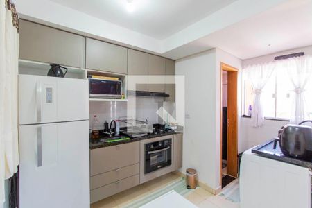 Cozinha  de apartamento à venda com 2 quartos, 34m² em Vila Santa Teresa (zona Leste), São Paulo