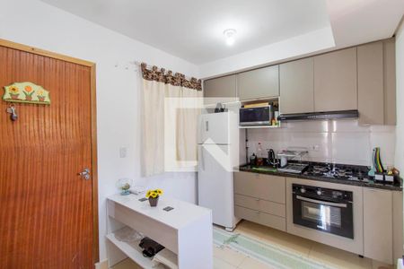 Cozinha  de apartamento à venda com 2 quartos, 34m² em Vila Santa Teresa (zona Leste), São Paulo