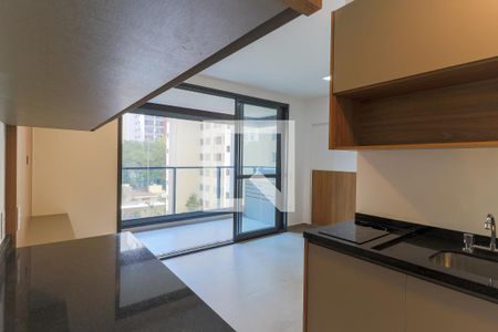 Sala/Quarto de apartamento para alugar com 1 quarto, 31m² em Campo Belo, São Paulo