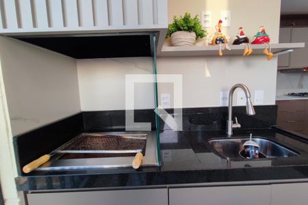 Varanda gourmet de apartamento à venda com 3 quartos, 96m² em Swiss Park, Campinas