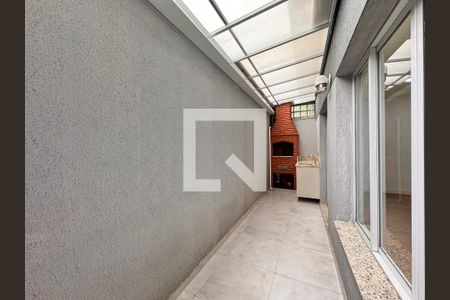 Varanda gourmet de casa de condomínio à venda com 3 quartos, 150m² em Vila Valparaíso, Santo André