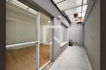 Varanda gourmet de casa de condomínio à venda com 3 quartos, 150m² em Vila Valparaíso, Santo André