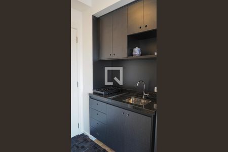 Cozinha de apartamento para alugar com 1 quarto, 21m² em Vila Mariana, São Paulo