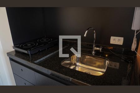 Cozinha de apartamento para alugar com 1 quarto, 21m² em Vila Mariana, São Paulo