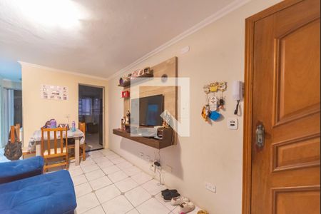 Sala de apartamento à venda com 2 quartos, 56m² em Jardim Alvorada, Santo André