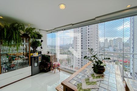 Varanda da Sala de apartamento à venda com 2 quartos, 81m² em Vila Regente Feijó, São Paulo