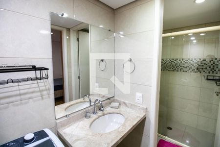 Banheiro - Cuba  de kitnet/studio para alugar com 1 quarto, 40m² em Indianópolis, São Paulo