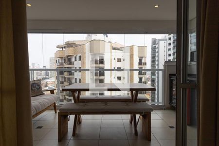 Vista da Sacada de kitnet/studio para alugar com 1 quarto, 52m² em Vila Regente Feijó, São Paulo