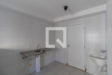Sala e Cozinha Integrada de apartamento para alugar com 2 quartos, 35m² em Itaquera, São Paulo