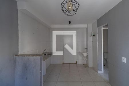 Sala e Cozinha Integrada de apartamento para alugar com 2 quartos, 35m² em Itaquera, São Paulo