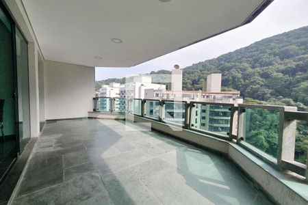 Varanda de apartamento para alugar com 3 quartos, 210m² em Barra Funda, Guarujá