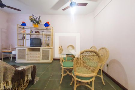 Sala de apartamento para alugar com 1 quarto, 40m² em Parque Enseada, Guarujá