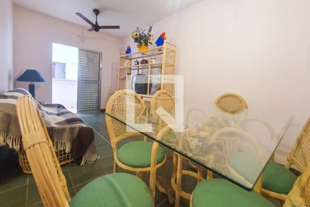 Sala de apartamento para alugar com 1 quarto, 40m² em Parque Enseada, Guarujá