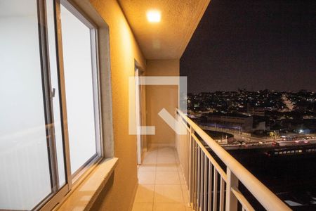 Varanda da Sala de apartamento para alugar com 1 quarto, 30m² em Vila Ré, São Paulo