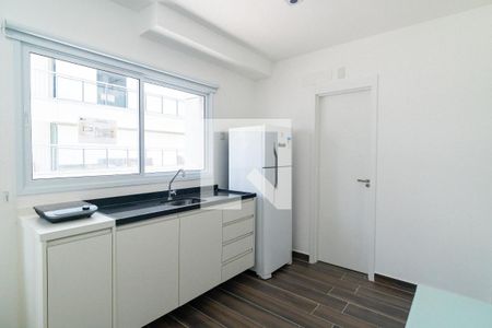 Cozinha de kitnet/studio para alugar com 1 quarto, 21m² em Vila Clementino, São Paulo