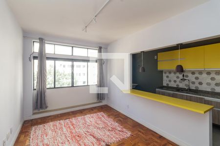 Sala de apartamento para alugar com 1 quarto, 39m² em Vila Buarque, São Paulo