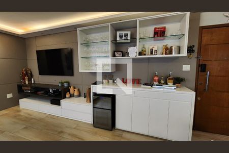 Sala de apartamento para alugar com 4 quartos, 150m² em Boqueirão, Santos