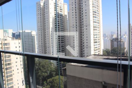 Vista da Varanda de apartamento para alugar com 1 quarto, 46m² em Campo Belo, São Paulo