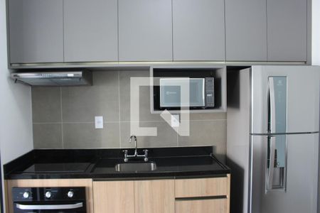 Cozinha de apartamento para alugar com 1 quarto, 46m² em Campo Belo, São Paulo