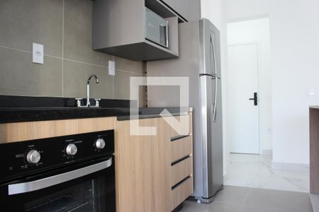 Cozinha  de apartamento para alugar com 1 quarto, 46m² em Campo Belo, São Paulo