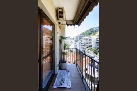 Varanda da sala de apartamento à venda com 1 quarto, 72m² em Lagoa, Rio de Janeiro