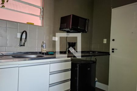 Cozinha de kitnet/studio à venda com 1 quarto, 36m² em Liberdade, São Paulo