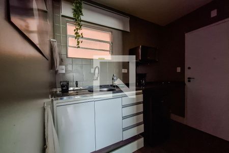 Cozinha de kitnet/studio à venda com 1 quarto, 36m² em Liberdade, São Paulo